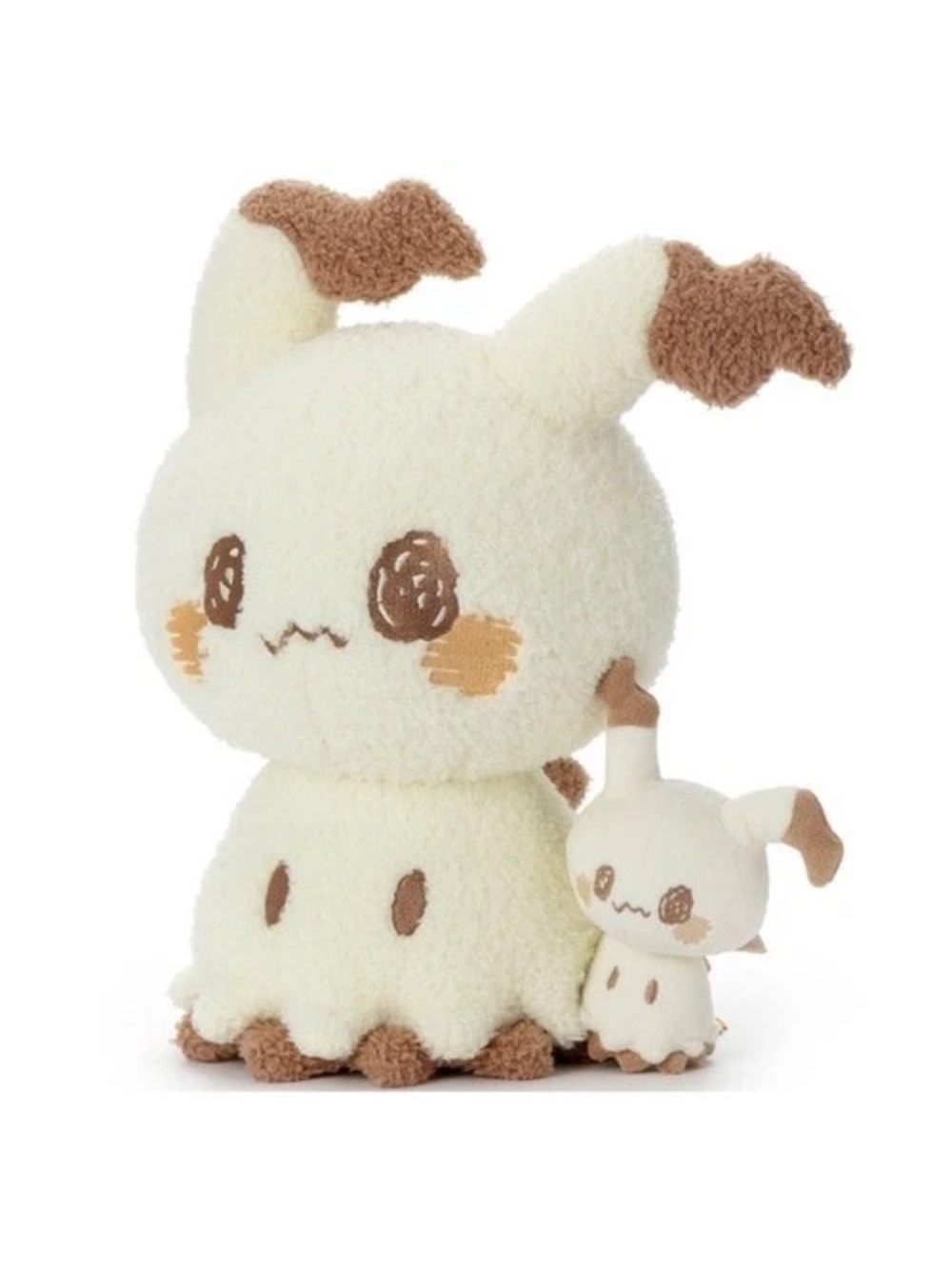 Pokemon Mimikyu With Mini Mascot Plush Pokepeace Peaceful Place TAKARA TOMY